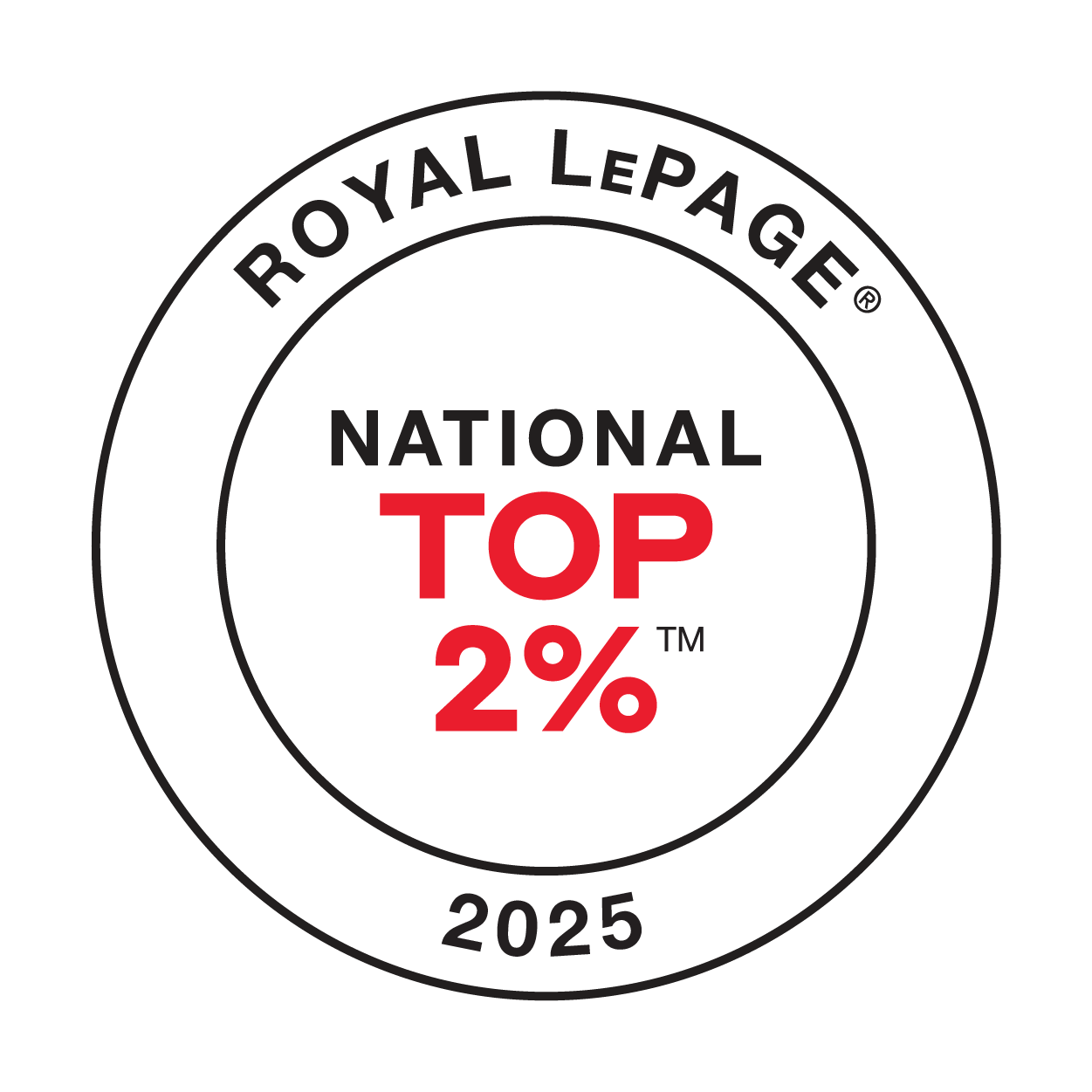 Royal LePage National Top 2% 2025